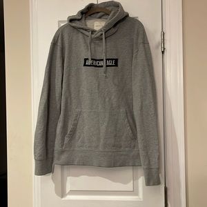 hoodie men’s light gray medium